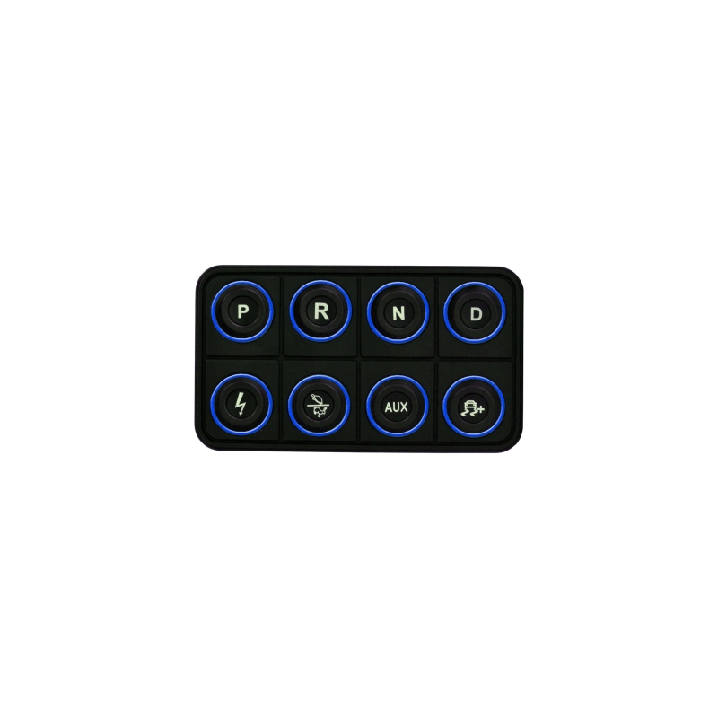 AEM EV 8 Button Keypad CAN Based Programmable Backlighting