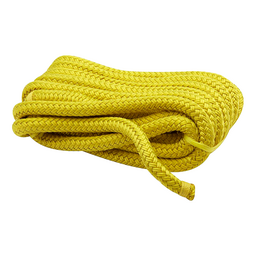 Seachoice Double-Braid Nylon Dock Line w/ Eye Splice, Pre-Shrunk, Heat Stabilized, 1/2 In. X 20 Ft., Yellow thumbnail-5