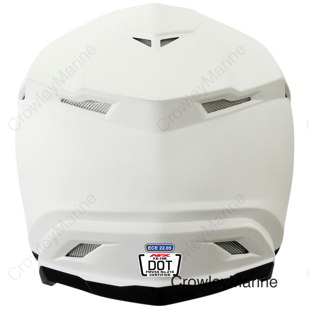 FX-19R Helmet - Matte White - Medium