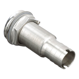 Seachoice Mega-Flow Dripless Thru Hull Fitting, 316 Stainless Steel, Fits 1 in. Hose, 1-1/2 in. Max. Hull thumbnail-3