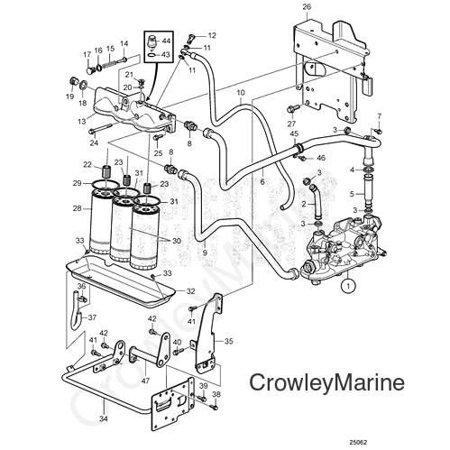 Bracket(V2) - Volvo Penta (21131317)