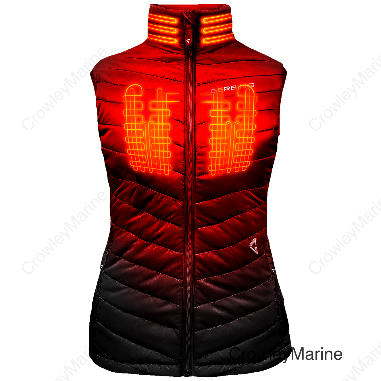 VEST WMN HEAT 7V KHIONE 2 PUFFER L