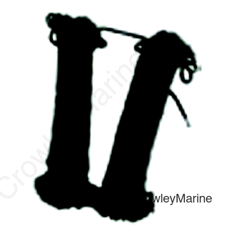 Taco Rigging Parts, 100' Dacron Black Line