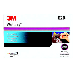 Imperial Wet Or Dry™ Paper Sheets, 5-1/2" x 9" Grade 1500 50/Pack