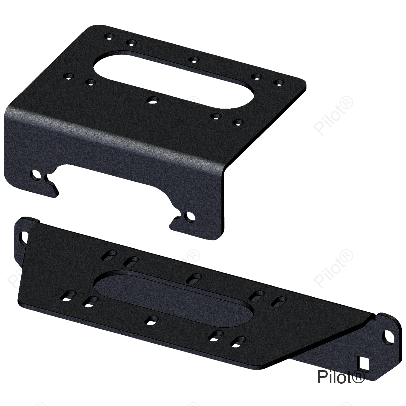 Winch Mount - Polaris/Kawasaki
