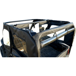 Soft Doors - Middle/Rear Windows - Black - Honda Pioneer 1000 thumbnail-11