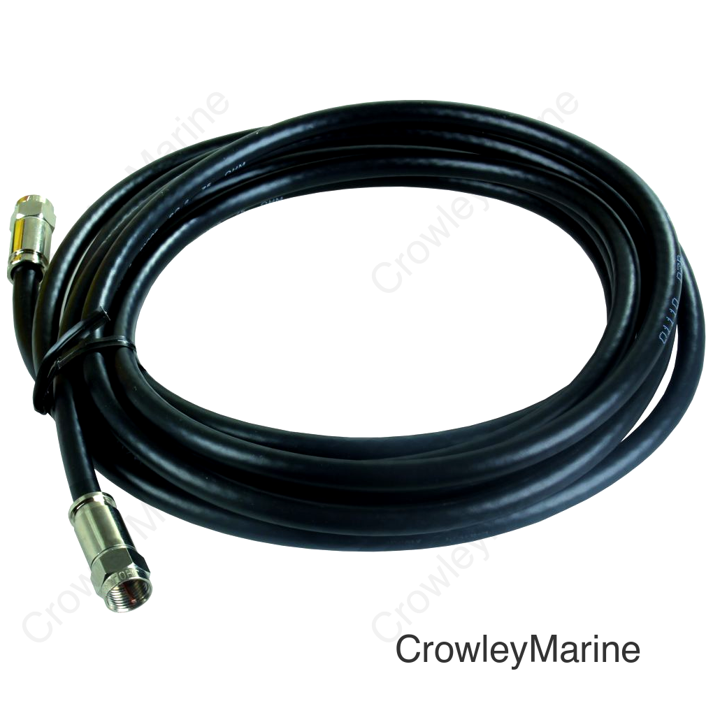 12' RG6 COAX W/COMPRN END