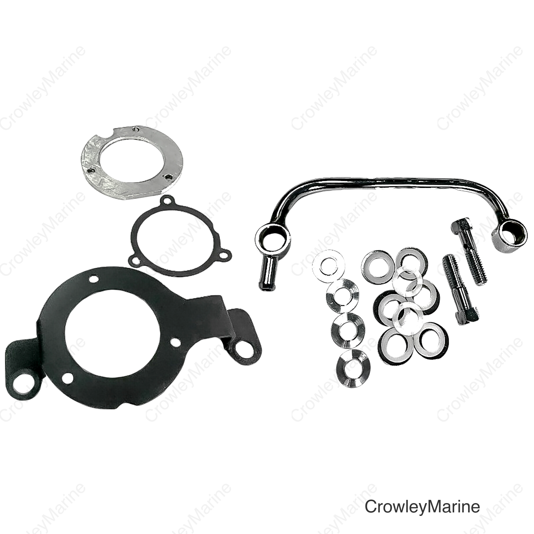 COMPLETE MNT KIT BREATHER TUBE BLACK M8 (EX 23 CVO)