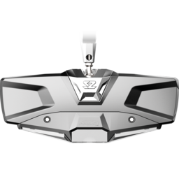 Mirror - Halo R - Rear View w/LED Cabin Light - Rectangle - Silver w/Silver Bezel - Defender thumbnail-2