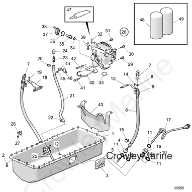 Bushing(V2) - Volvo Penta (23185526)