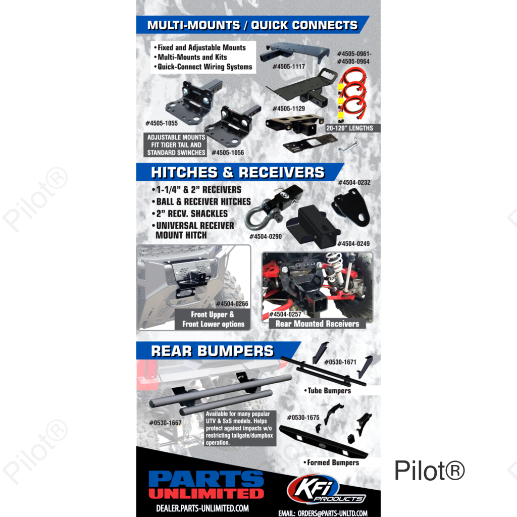 Multi-Mount Winch - Polaris Ranger