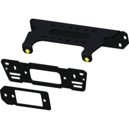 Winch Mount - Polaris/Gravely