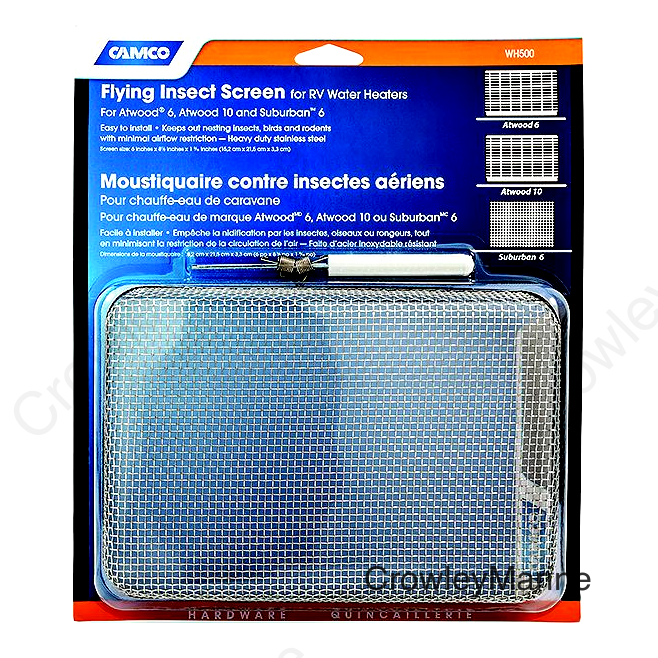 Water Heater Flying Insect Screen
