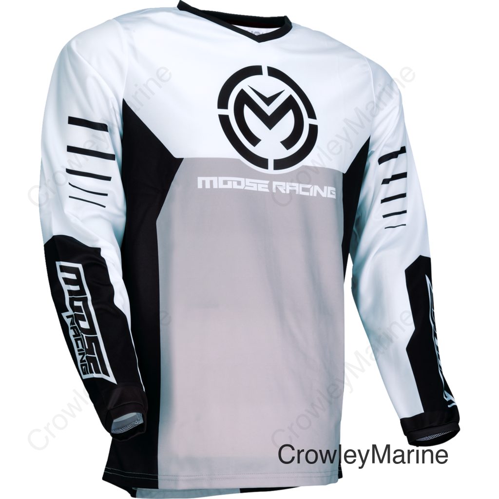JERSEY QUALIFIER BLACK/WHITE 5XL