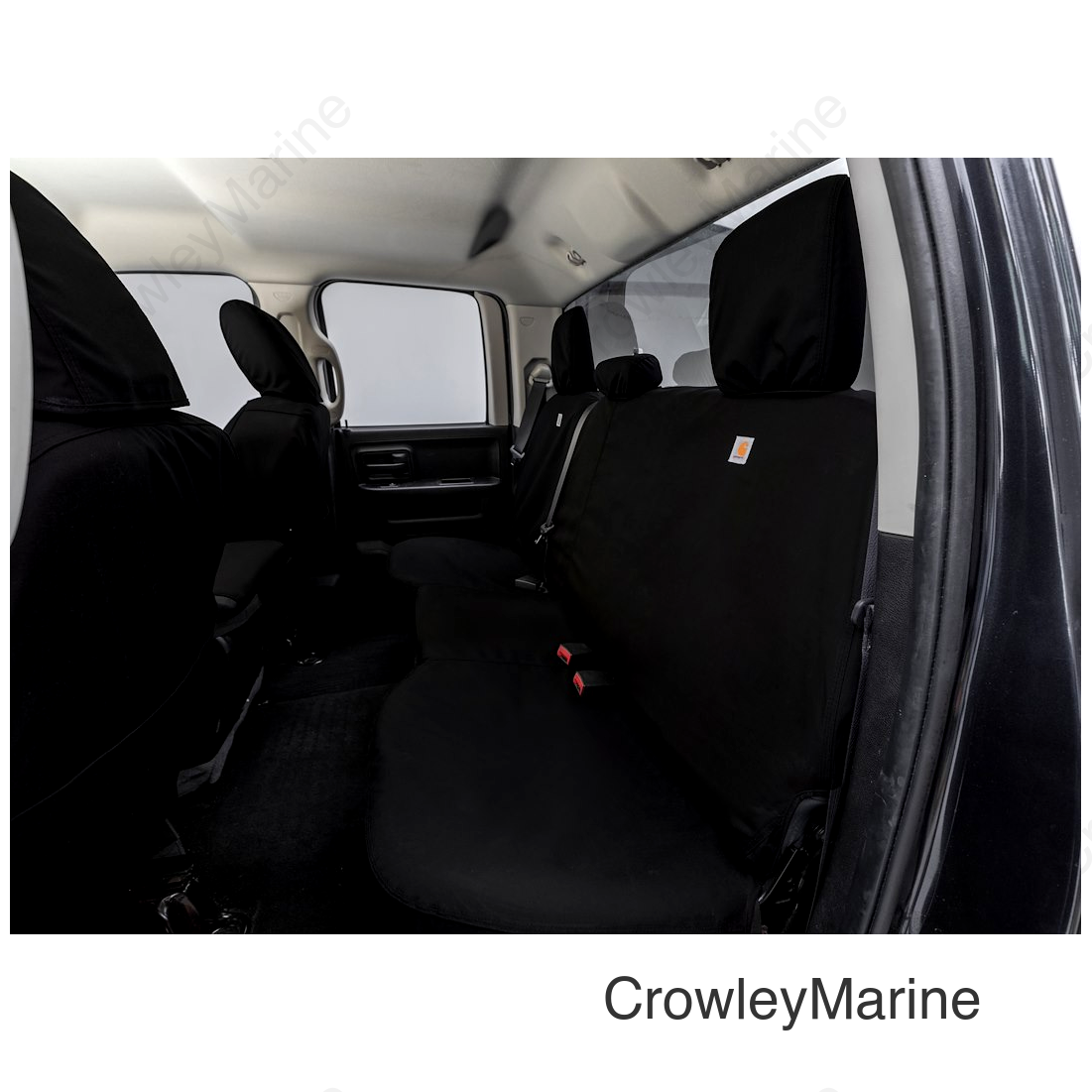 Covercraft 11-24 Dodge Ram Carhartt Super Dux SeatSaver Custom Second Row Seat Covers - Black