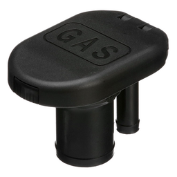 Seachoice Deck Mount Gas Fill Plate w/ Vent, Hinged Flip-Top, Molded Black Plastic thumbnail-7