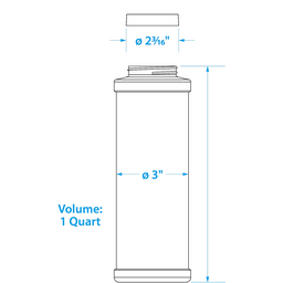 Seachoice 2-Cycle Engine, Oil to Gas Measuring Container, 32 Oz., Wide Mouth Bottle thumbnail-3
