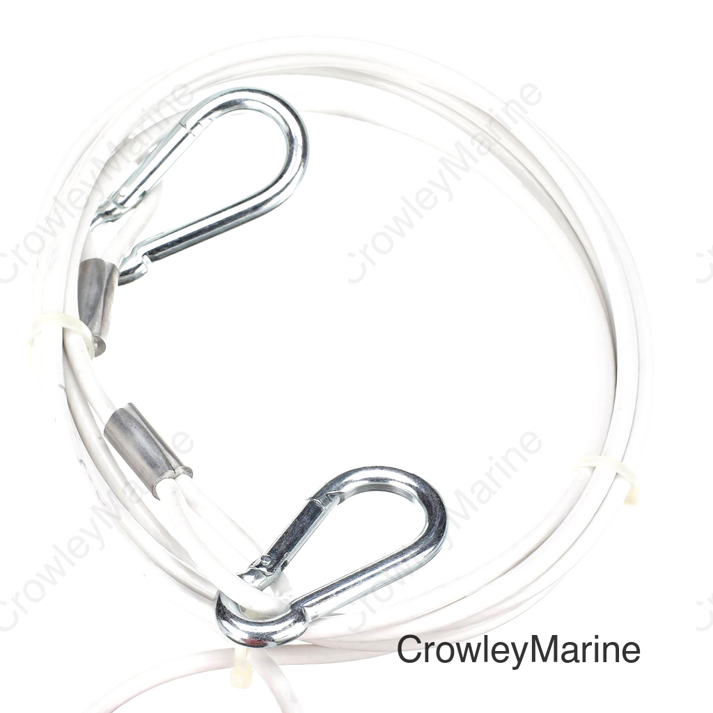 Seachoice Tow Harness w/ 12 Ft. Steel Cable, 1/4 In. Diameter Cable, 1,500 Lb. Tow Capacity