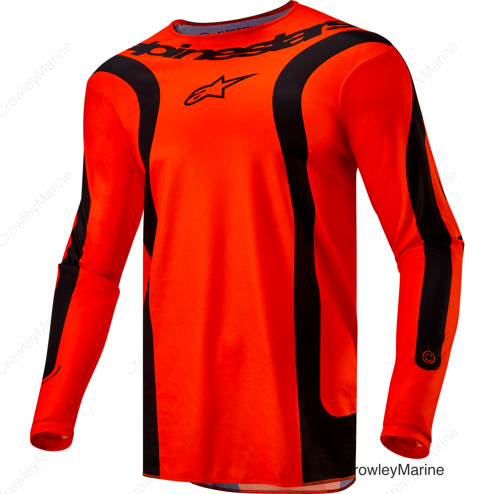 FLUID LURV JERSEY HOT ORANGE/BLACK XL