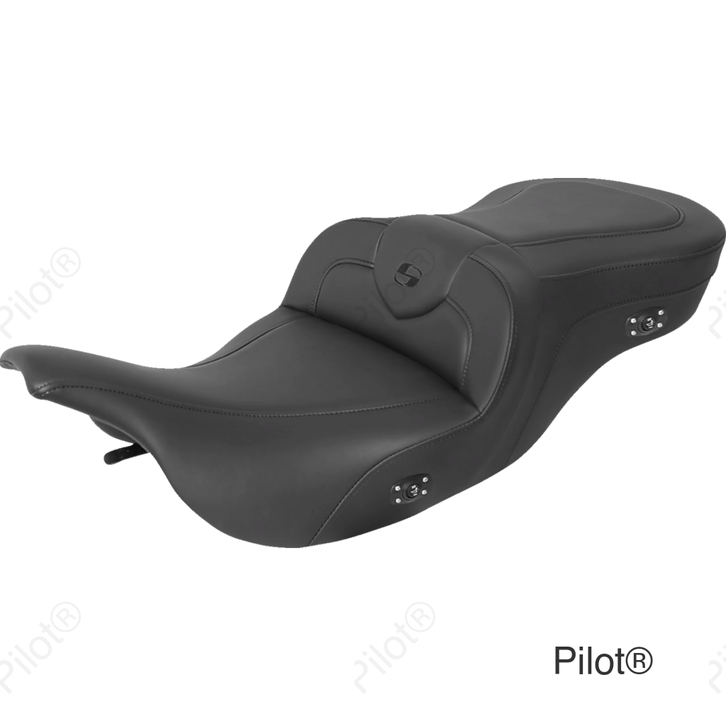 Heated RoadSofa™ Seat - Without Backrest - Black W/Black Stitching