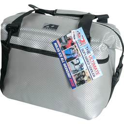 CARBON COOLER 12/PK SILVER 14"X7"X12"
