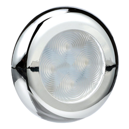Seachoice LED Courtesy Interior Light Chrome/White Bezel, Blue LED thumbnail-5