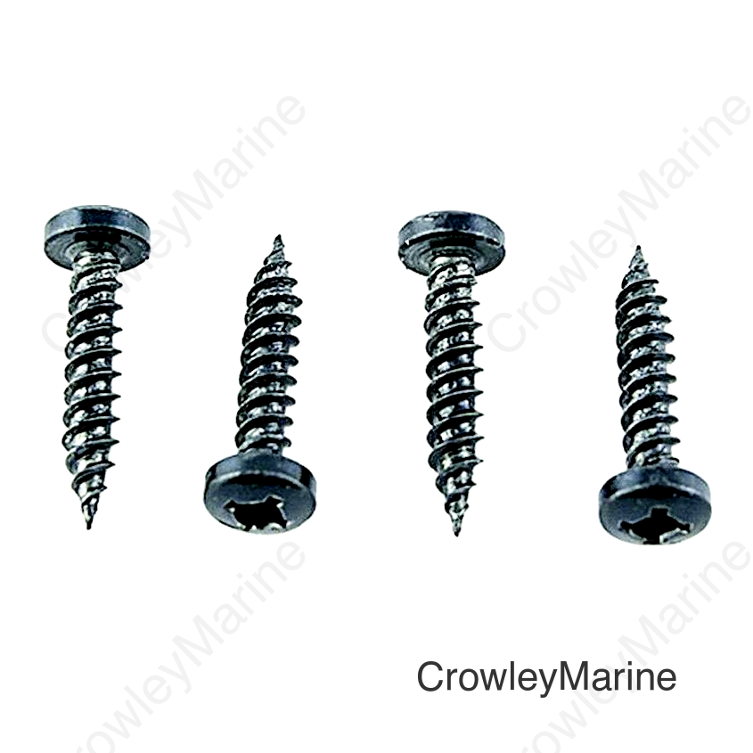 AP Products 012PSQ50BL8X1 Pan Head Square Recess Screw, 8 x 1, Black, 50/pk
