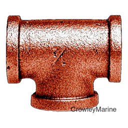 2 BRONZE PIPE TEE