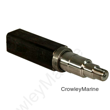 No.42 Spindle Only, 2.00" Square x 6" Stub, No Hardware (164515)