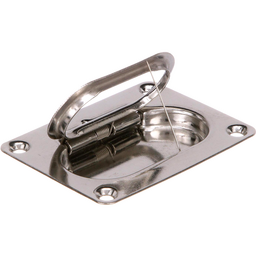 Seachoice Spring Loaded Flush Mount Hatch Handle, 304 Stainless Steel, 3 In. X 2-1/4 In. thumbnail-1