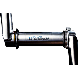Cane Creek eeWings Mountain Titanium Crankset - 160mm Direct Mount 30mm Spindle Brushed Titanium