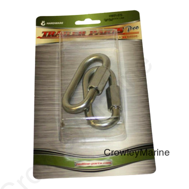 Chain, Quick Link 3/8" 2200lb WLL, 7.6K MBF, Zinc (Qty 2) (398936)