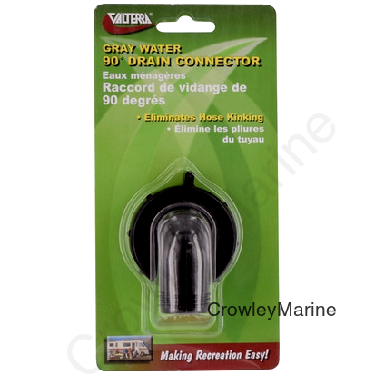 DRAIN CONNECTOR, 90°, 1-1/2" X 3/4", PKGD (RV0000673)