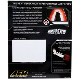 AEM 02-07 Dodge Ram 3.7L (V6)/4.7L-5.9L (V8) Dryflow Panel Air Filter thumbnail-6