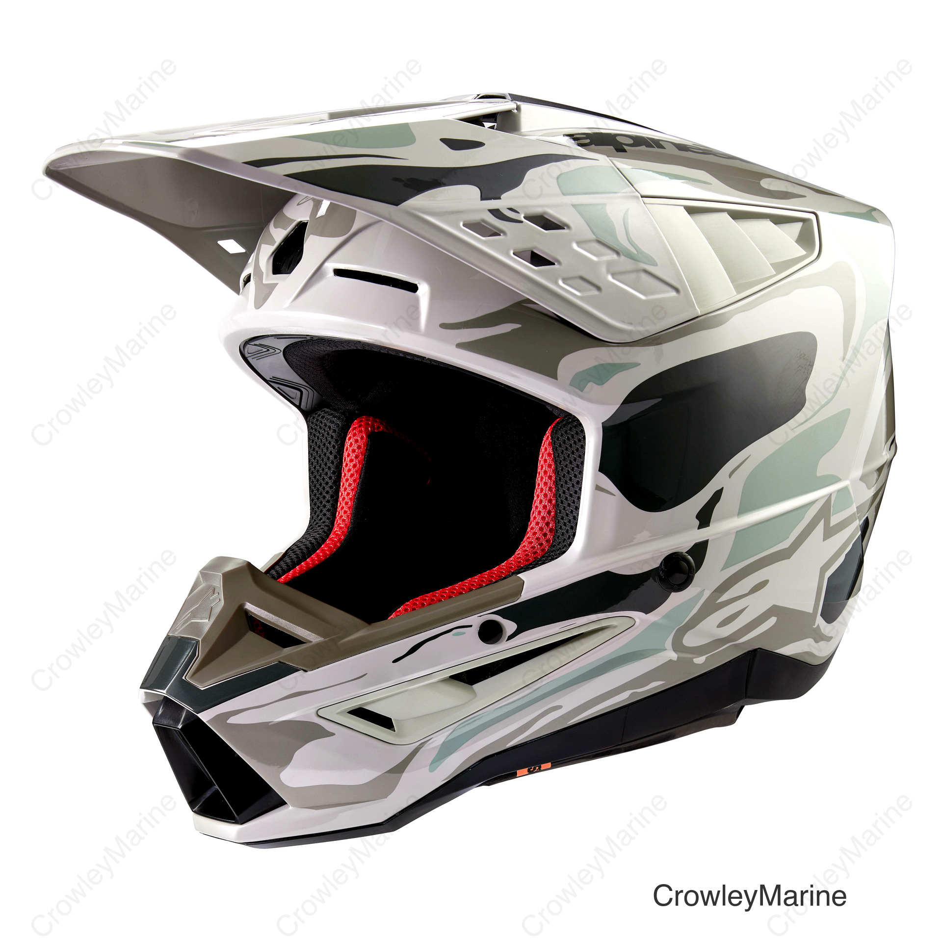 S-M5 MINERAL HELMET WARM GRY/CELADON GRN GLSY SM