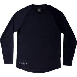 Riders Long-Sleeve Jersey - Black - Small thumbnail-2