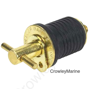 TURN-TITE PLUG BRASS 1" (1/PK)