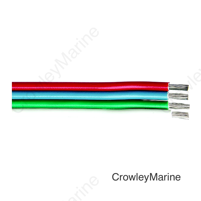Ancor 160110 Flat Ribbon Bonded RGBW Cable, 16/4, 100'