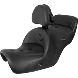 RoadSofa™ Seat - with Backrest - Pillow Top - Black - Heated - GL1500 '88-'00