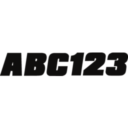 Hardline Series 350 Registration Kit, Solid Color Font (Includes 4 Sets of 3" A-Z, 0-9) thumbnail-1