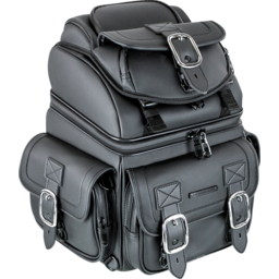 BR1800D Sissy Bar Bag - Black thumbnail-7
