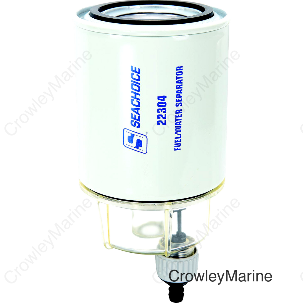 Seachoice 22303 Water Separating Fuel Filter with Clear Bowl
