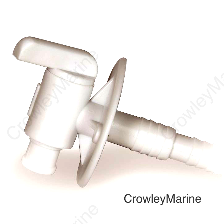 DUAL 3/8" DRAIN VALVE W/FLANGE