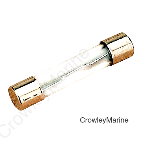 Sea-Dog 4441051 AGC Glass Tube Fuse, 5 Amp, 5/Card