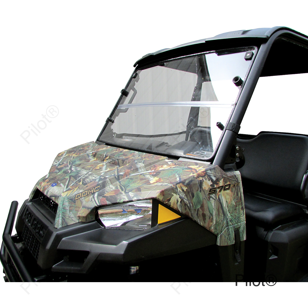 Folding Windshield - Polycarbonate - Ranger
