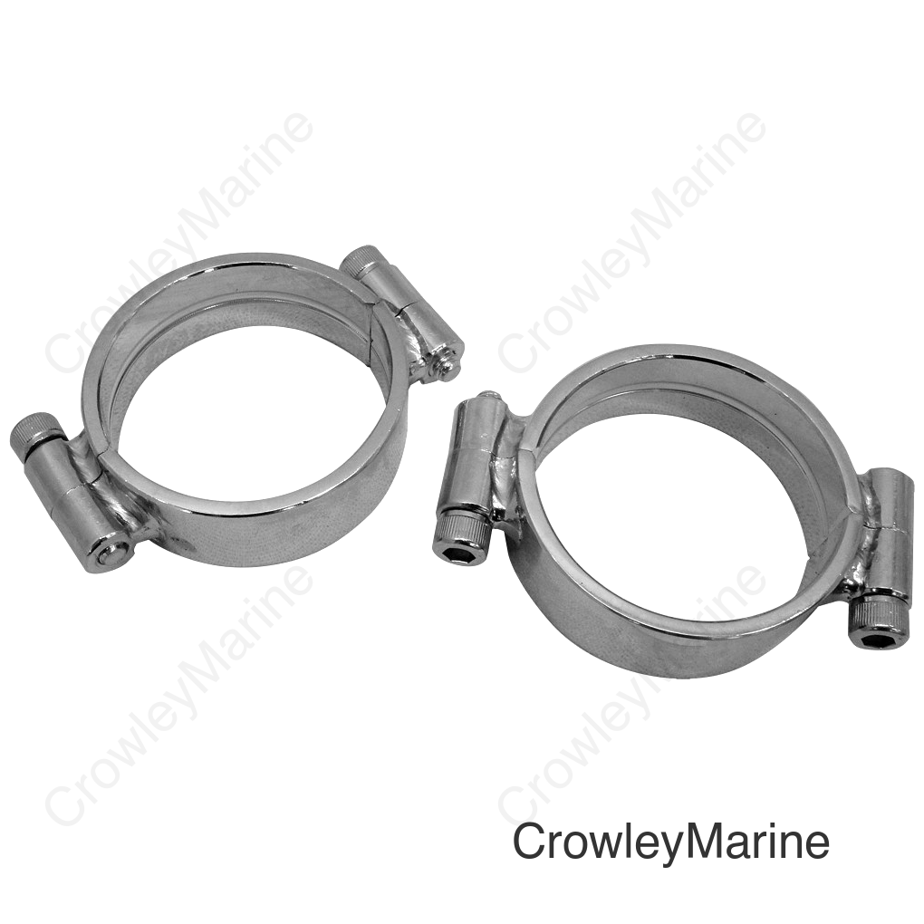 HD INTAKE CLAMP SET CHROME PAN/SHOEVLHEAD/XL 55-E78