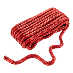 Seachoice Double-Braid Nylon Dock Line w/ Eye Splice, Pre-Shrunk, Heat Stabilized, 3/8 In. X 20 Ft., Red thumbnail-1