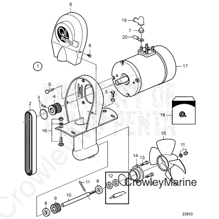 Tooth Belt - Volvo Penta (41100787)