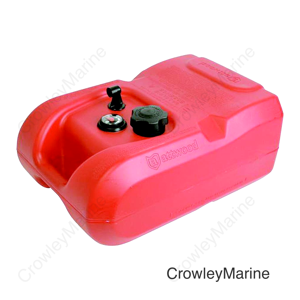 Attwood 8806LPG2S Fuel Tank EPA Compliant 6 Gallon with Gauge