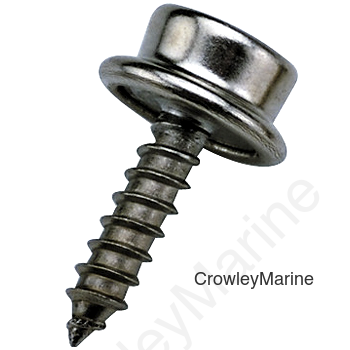 Snap Stud, 1/2" (#8 Sheet Metal Self-Tapping Screw), Pkg of 100